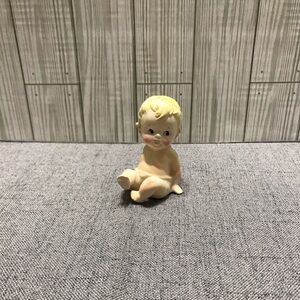 Vintage Bisque Porcelain Piano Baby